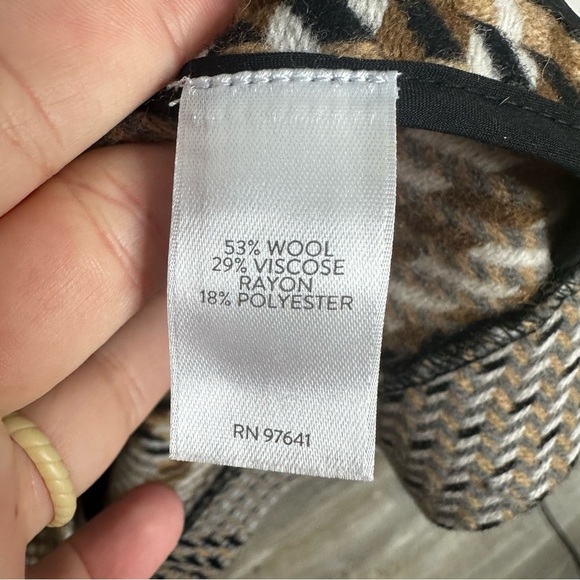 J Jill wool plaid longline jacket XL petite - Picture 9 of 12